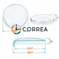 Пластиковое стекло для часов Orient KD (King Diver) 39.0 мм SOK-003 - 6