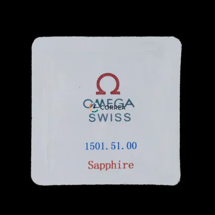 Скло сапфірове лінза кругле для годинника Omega 1501.51.00 ⇔ 2 мм Ø 28 SOM-008 - 5