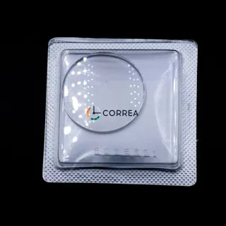 Стекло сапфировое линза круглое для часов Omega 123.20.35 ⇔ 2 мм Ø 28 SOM-009
