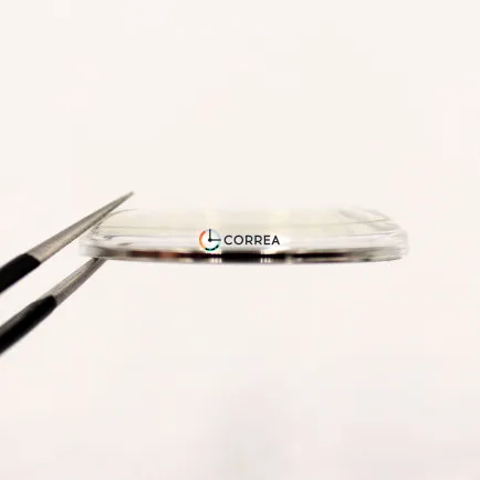 Стекло пластиковое циклоп для часов Omega Seamaster ⇔ 4,9 мм Ø 30,6 (серебро) SOM-012w - 5