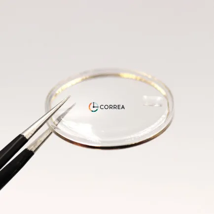 Стекло пластиковое циклоп для часов Omega Seamaster ⇔ 3,85 мм Ø 31,6 (золото) SOM-014g - 6
