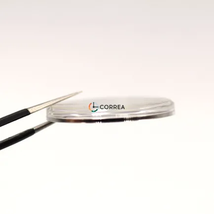 Стекло пластиковое циклоп для часов Omega Seamaster ⇔ 3,85 мм Ø 31,6 (серебро) SOM-014w - 5