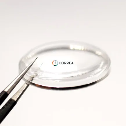Стекло пластиковое для часов Omega Seamaster ⇔ 5,35 мм Ø 30,6 (серебро) SOM-016w - 5