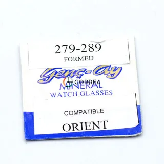 Скло плоске бочка для годинника Orient ⇔ 1 мм 27,9х28,9 SOR-020