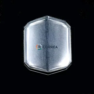 Стекло пластиковое п-образное десятигранное для часов Луч 2209 21,5х27,8 мм SPL-003