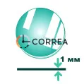 Стекло минеральное плоское круглое ⇔ 1 мм Ø 12 - 50 SR-10 - 1