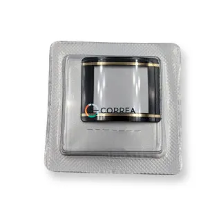 Стекло сапфировое выпуклое прямоугольное для часов Rado 160.0486.3 ⇔ 1 мм 26,5х31,9 SRA-101bz