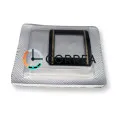 Стекло сапфировое выпуклое прямоугольное для часов Rado 160.0381.3 ⇔ 1 мм 23,5х28,2 SRA-102bz - 4