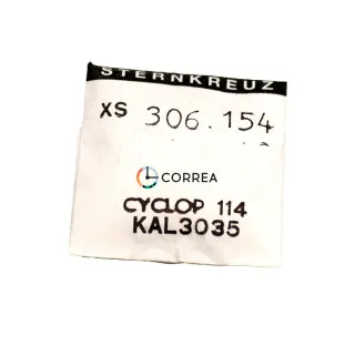 Скло пластикове п-образне циклоп для годинника Rolex cal 3035 ⇔ 4,5 мм Ø 30,6 SSRX-010 