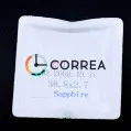 Стекло сапфировое п-образное круглое для часов Zenith 03.2080.4021 ⇔ 2,7 мм Ø 38,8 SZE-002 - 2