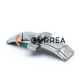 Застежка для браслета Бабочка автомат белая ZBB-042 - 3