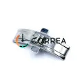 Застежка для браслета Бабочка автомат Fendi белая ZBB-058 - 1