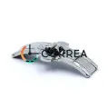 Застежка для браслета Бабочка автомат Fendi белая ZBB-058 - 2