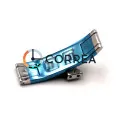 Застежка для браслета Oceanus Бабочка белая ZBB-084 - 2