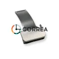 Застежка для ремешка клипса  Super Slim белая ZBR-024 - 2