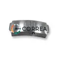 Застежка бабочка для браслетов Omega белая ZO-101 - 4