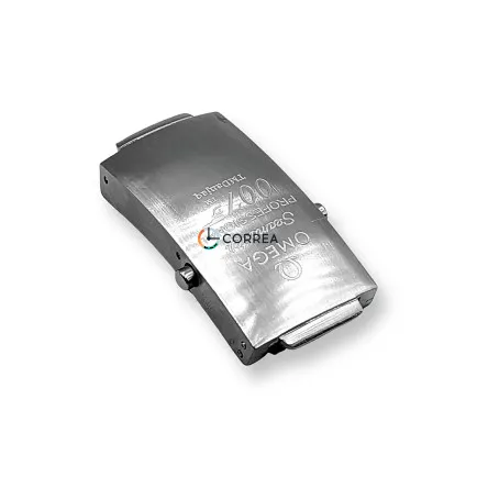 Застежка бабочка для браслетов Omega белая ZO-101 - 8