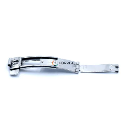 Застібка автомат для браслетів Omega Constellation 6553/865 біла ZO-002 - 6