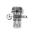 Застібка метелик для ременів Omega біла ZO-003 - 3