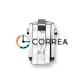 Застежка бабочка для браслетов Omega белая ZO-005 - 5