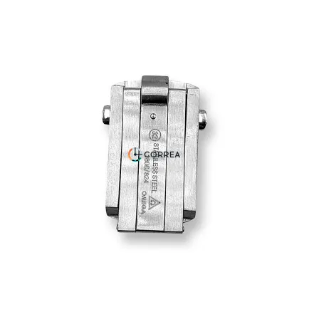 Застібка метелик для браслетів Omega біла ZO-006 - 10