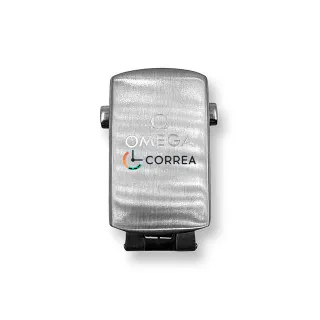 Застежка бабочка для браслетов Omega белая ZO-006