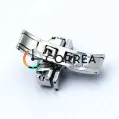 Застежка для ремешка Ruimas Бабочка автомат белая ZRU-001 - 2
