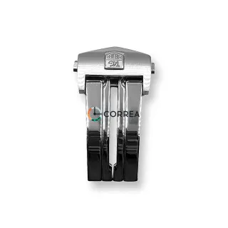 Застібка автомат для ремінців TAG Heuer біла ZT-101