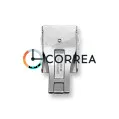 Застежка автомат для каучукового ремешка Tissot белая ZTI-001 - 4