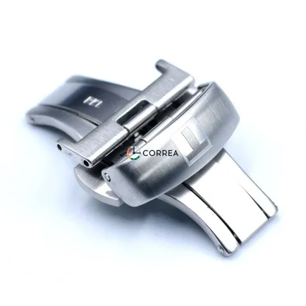 Застібка метелик автомат для ремінця Tissot біла ZTI-002 - 5
