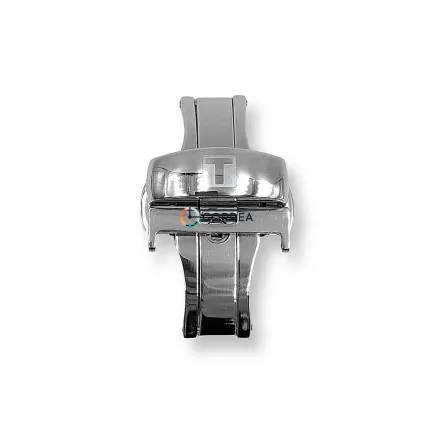 Застежка бабочка автомат для ремешка Tissot белая ZTI-003 - 6