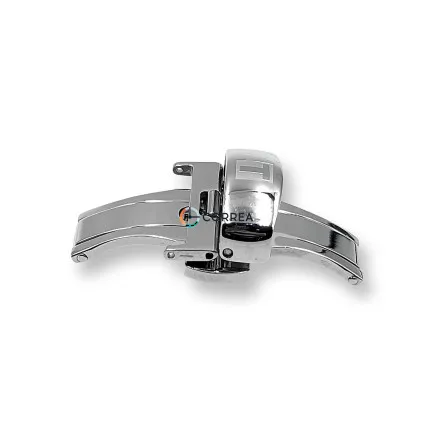 Застежка бабочка автомат для ремешка Tissot белая ZTI-003 - 9