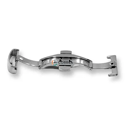 Застежка бабочка автомат для ремешка Tissot белая ZTI-003 - 10