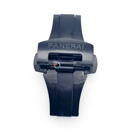 Автоматична застібка-метелик для ремінців Panerai чорна ZP-101 - 6