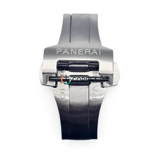 Застібка метелик-автомат для ремінців Panerai біла ZP-101
