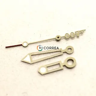 Стрелки для механизма Eta 2836 (Omega 007) серебро FOB-020