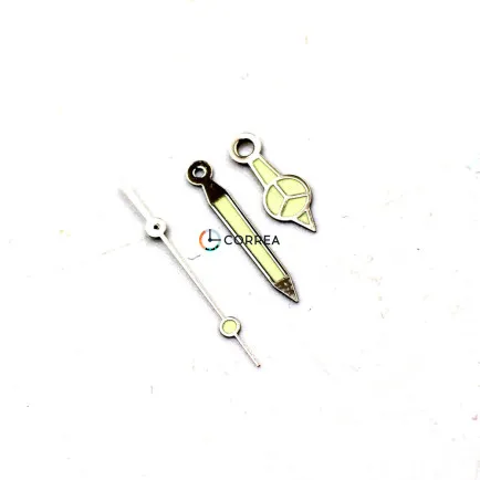 Стрелки для механизмов Rolex 3035/3135 серебро FOB-095 - 4