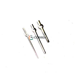 Стрелки для механизмов Rolex 3035/3135 Date Just серебро FOB-098