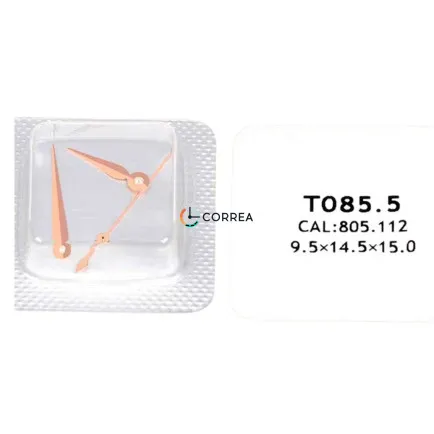 Стрілки для Tissot Carson T085 (ETA 805.112) червоне золото FSKETA-007r - 6