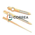Стрелки для механизмов Ronda 500 700 1000 серий красное золото FSKRO-002rs - 3