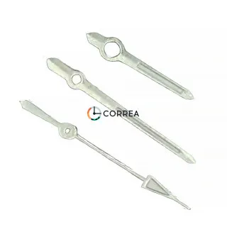 Стрелки для механизмов Ronda 500 700 1000 серий серебро FSKRO-003wb