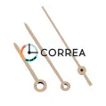 Стрелки для механизмов Ronda 500 700 1000 красное золото  FSKRO-006r - 3