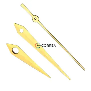 Стрелки для механизмов Ronda 500 700 1000 золото FSKRO-007gs
