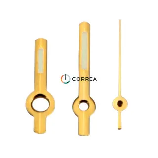 Стрелки для механизмов Ronda 500 700 1000 серий золото FSKRO-008g