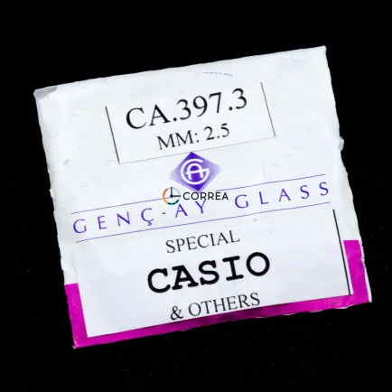 Скло плоске кругле для годинника Casio ⇔ 2,5 мм Ø 39,7 SCA-155 - 4