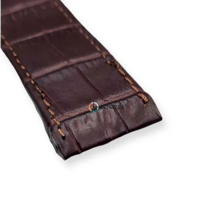Ремешок кожаный для часов Cartier Santos100 XL коричневый RC-101 - 8