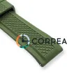 Ремешок для часов каучуковый FKM Jlong зеленый RFKM-101 - 5