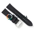 Ремешок для часов каучуковый FKM Jlong черный RFKM-104 - 4