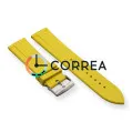 Ремешок для часов каучуковый FKM Jlong желтый RFKM-105 - 5