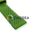 Каучуковый ремешок для часов зеленый RK-102 - 5